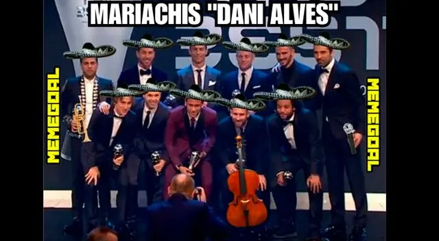 Los Premios de The Best 2017 se realizaron este martes en Londres y dejó varios memes en las redes sociales. Foto: Twitter.