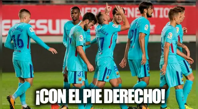 Barcelona derrotó 3-0 a Real Murcia en el primer partido de la Copa del Rey.