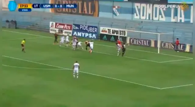 Adrián Zela y su golazo con Deportivo Municipal tras ser convocado a la selección peruana.