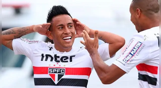 Christian Cueva pasa por un gran momento en Sao Paulo que ahora luchar por un cupo a la Sudamericana