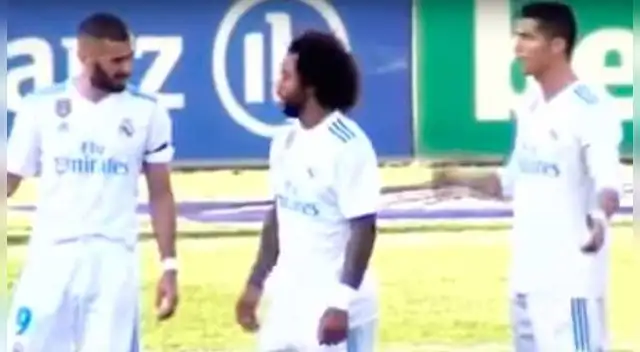 Real Madrid: Marcelo, Modric y medio equipo peleando durante el partido ante Girona [VIDEO]