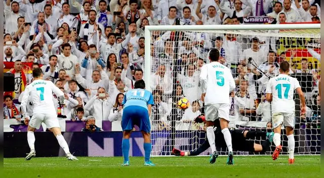 Cristiano Ronaldo marcó su segundo gol en La Liga.