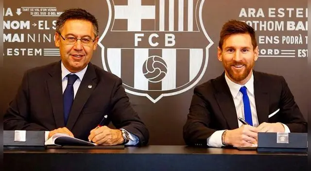 Lionel Messi pasará a cobrar US$ 51 millones al año tras renovar hasta el 2021 con Barcelona