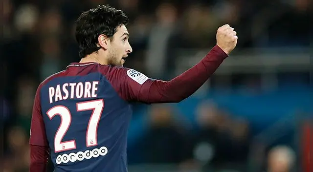 Javier Pastore durante un partido del PSG.