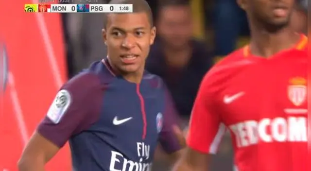 PSG vs. Mónaco: Neymar y la increíble jugada que luego falló Mbappé [VIDEO]