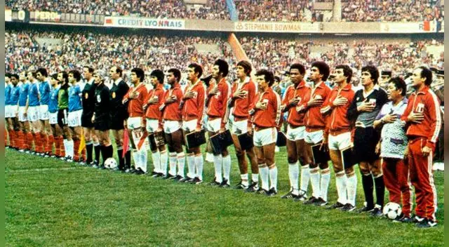 Perú deslumbró en la capital francesa aquella noche de abril en 1982. 
