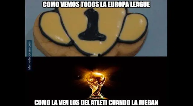 Eliminación del Atlético Madrid de la Champions League genera varios memes. Foto: Twitter