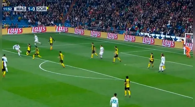 En el Real Madrid vs. Borussia Dortmund, Cristiano Ronaldo metió un golazo en la Champions League.
