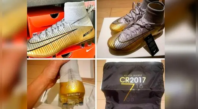 Balón de Oro: filtran botas para homenajear a Cristiano Ronaldo su 'quinto triunfo'
