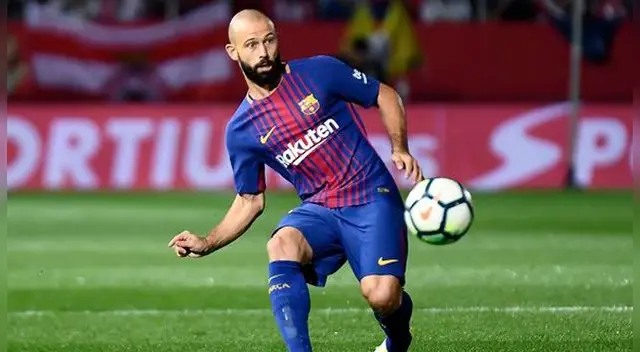 Javier Mascherano quiere llegar en forma al Mundial y necesita continuidad. 