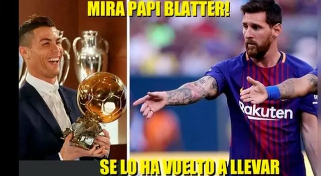 Cristiano Ronaldo y Messi son víctimas de curiosos meses tras entrega del Balón de Oro.