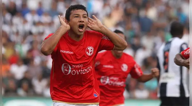 Ysrael Zúñiga celebra el 1-0 de Juan Aurich ante Alianza Lima en Matute. Ysrael Zúñiga celebra el 1-0 de Juan Aurich ante Alianza Lima en Matute.