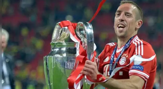 Franck Ribery. Fue campeón de la Champions League en el 2013 con Bayern Múnich y fue elegido el mejor jugador de la UEFA. AP