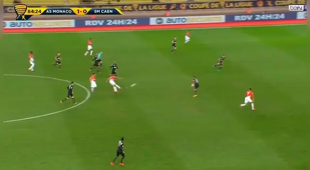 Radamel Falcao y su golazo desde la media cancha en la Copa de la Liga de Francia[VIDEO]