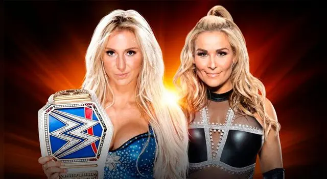 En WWE Clash of Champions 2017, Charlotte vs. Natalya en una lucha de leñadoras por el Campeonato Femenino de SmackDown. Foto: WWE