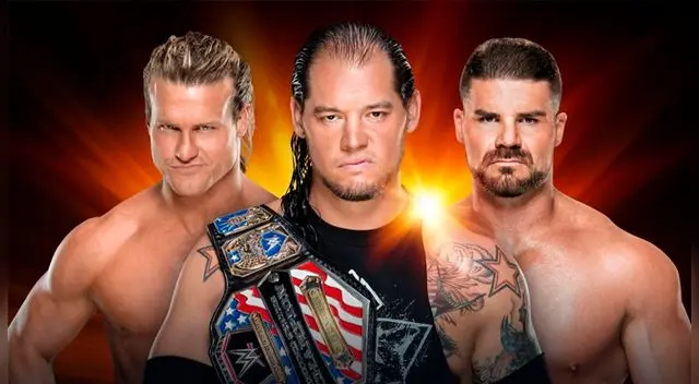 En WWE Clash of Champions 2017, Kevin Owens & Sami Zayn vs. Randy Orton & Shinsuke Nakamura. Foto: WWE