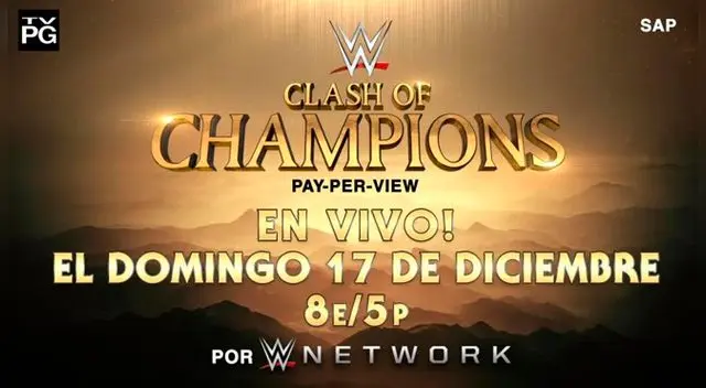 WWE realizará este domingo el evento de Clash of Champions 2017.