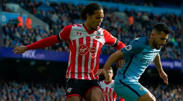 Liverpool, Manchester City y Barcelona pelearán por el central Virgil van Dijk