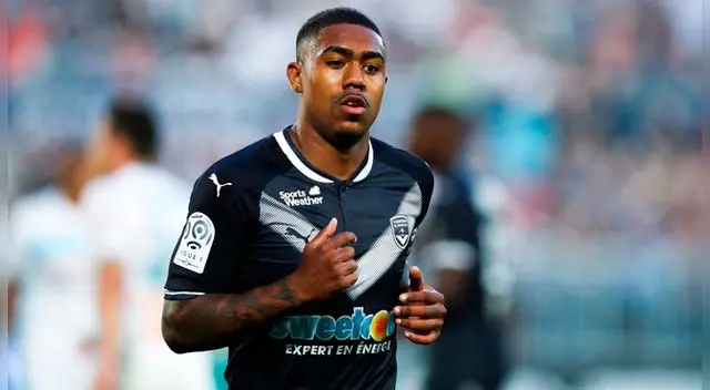 Malcom, durante un partido del Girondins de Bordeaux. Malcom, durante un partido del Girondins de Bordeaux.