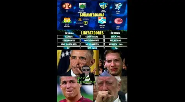 Copa Libertadores: los clubes peruanos, víctima de memes tras el sorteo Copa Libertadores: los clubes peruanos, víctima de memes tras el sorteo