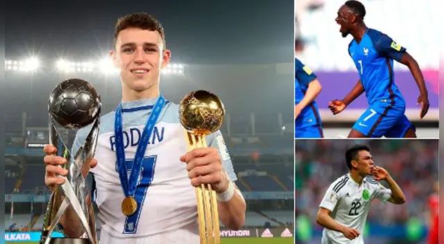 Philip Foden, Jean-Kevin Augustin e Hirving Lozano.