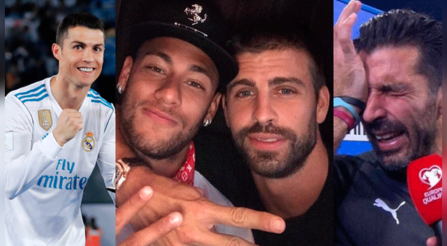 Cristiano Ronaldo, Piqué y Buffon, las mejores frases del 2017