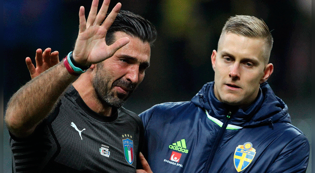 “El tiempo pasa y es cruel, y está bien que sea así”. Luego de la eliminación de Italia para el Mundial Rusia 2018, Gianluigi Buffon rompió en llanto e hizo mea culpa por el triste final de su generación. Foto: AP.