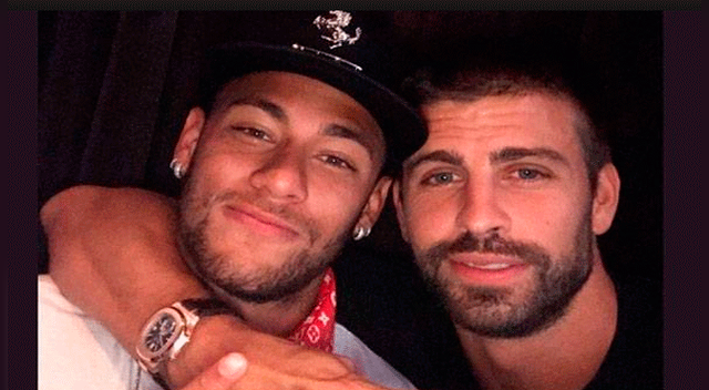 “Se queda”. Gerard Piqué removió a todos en Europa con una foto y frase con Neymar para ‘dejar en claro’ que el carioca se quedaba en Barcelona, sin embargo, a los días el brasilero cambio de Piel por el PSG. Foto Difusión.