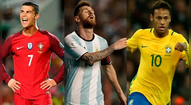 Cristiano Ronaldo, Messi y Neymar jugarán casi 40 partidos en cinco meses antes del Mundial Cristiano Ronaldo, Messi y Neymar jugarán casi 40 partidos en cinco meses antes del Mundial