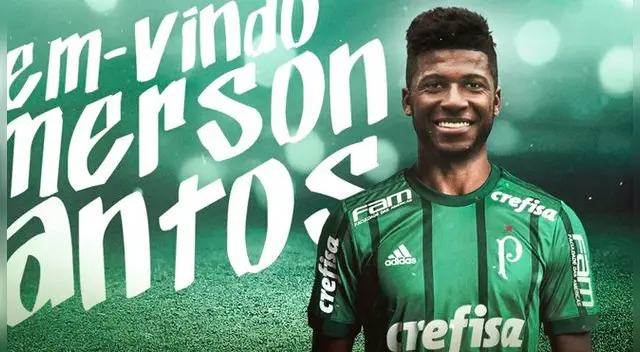 Emerson Santos, flamante refuerzo del Palmeiras.