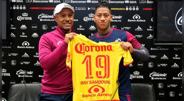 Ray Sandoval usará la camiseta "19" en el Monarcas Morelia.