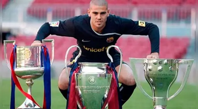 Víctor Valdés puso punto final al fútbol profesional de una singular manera