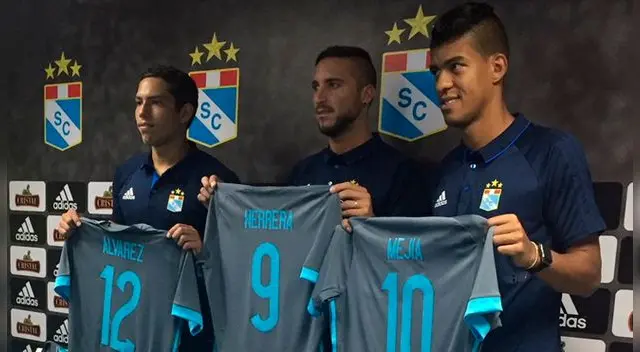 Sporting Cristal presentó en sociedad a Emanuel Herrera, Yulián Mejia y Patrico Álvarez [VIDEO] 