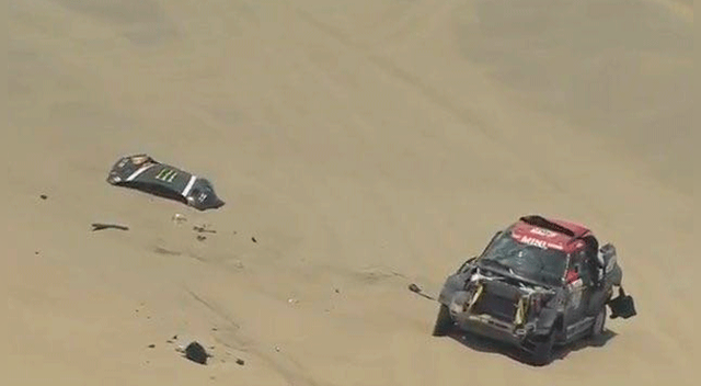 Dakar 2018: Nani Roma se vuelva a 500 metros de la meta y sufre trauma en el cráneo [VIDEO]