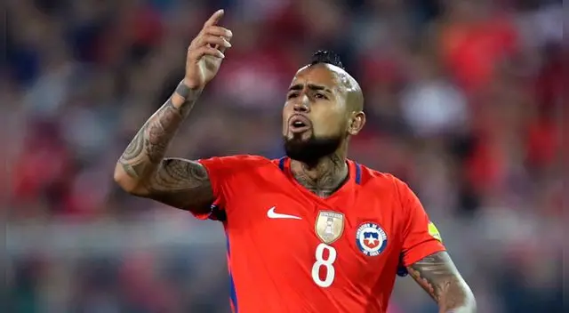 Arturo Vidal en un partido ante Ecuador por eliminatorias. Arturo Vidal en un partido ante Ecuador por eliminatorias.