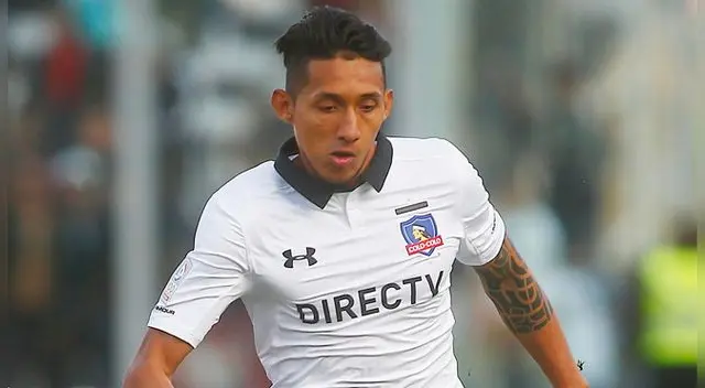 Christofer Gonzales, durante un partido de Colo Colo. Christofer Gonzales, durante un partido de Colo Colo.