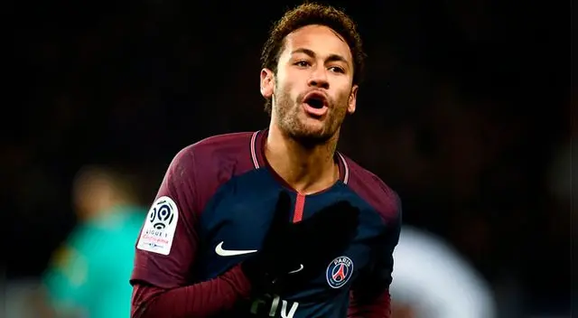 Neymar celebra un gol con el PSG. Neymar celebra un gol con el PSG.