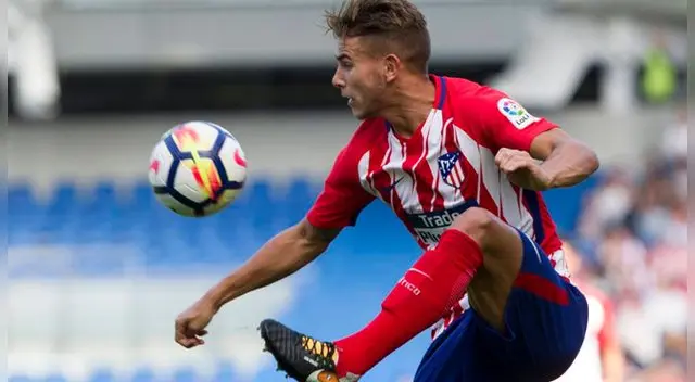 Lucas Hernández, durante un partido del Atlético de Madrid. Lucas Hernández, durante un partido del Atlético de Madrid.