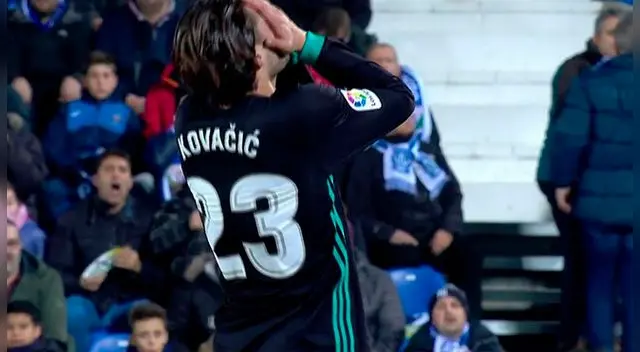 Mateo Kovacic se lamenta el gol fallado ante el Leganés.