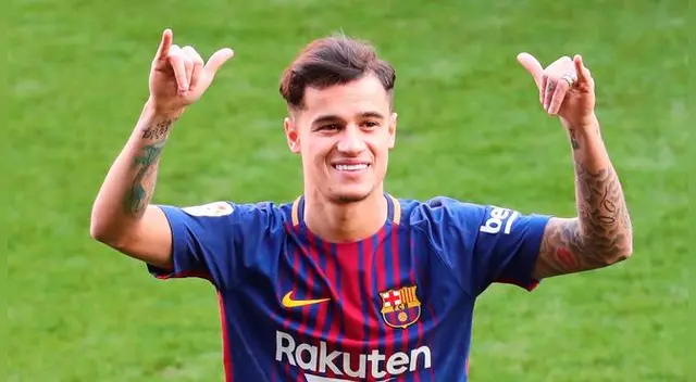 Coutinho llegó con los "chismes" al Barza. Coutinho llegó con los "chismes" al Barza.