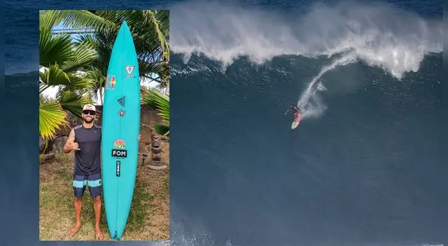 Gabriel Villarán está en Maui corriendo olas monstruosas Gabriel Villarán está en Maui corriendo olas monstruosas