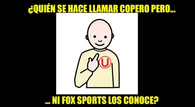 Llaman copero a Universitario, pero Fox Sport no los conocen, dicen los memes 