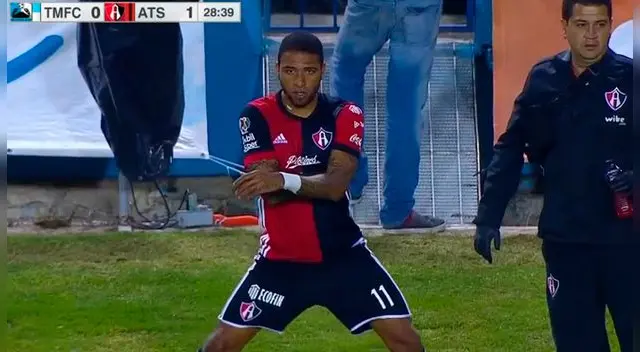 Alexi Gómez metió un fenomenal pase-gol con Atlas en la Copa MX.