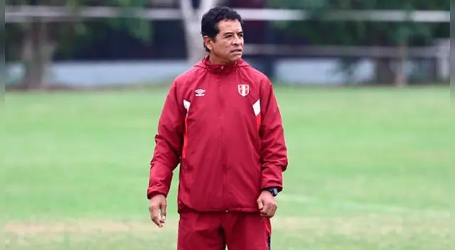 Juan José Oré, durante una práctica de la Sub-17 en la Videna. Juan José Oré, durante una práctica de la Sub-17 en la Videna.
