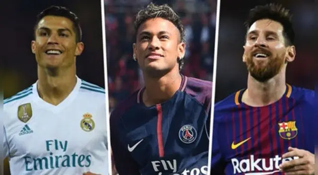 Cristiano Ronaldo, Neymar y Lionel Messi. Foto: Internet/Medios