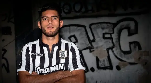 Carlos Zambrano llegó al FC Paok de Grecia a mediados del 2017.