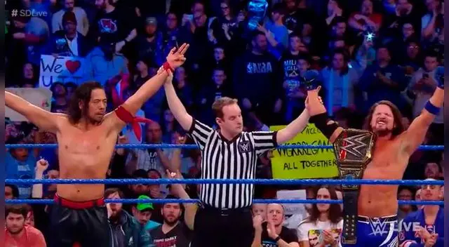 En WWE SmackDown hablarán Shinsuke Nakamura y AJ Styles derrotaron a Kevin Owens y Sami Zayn