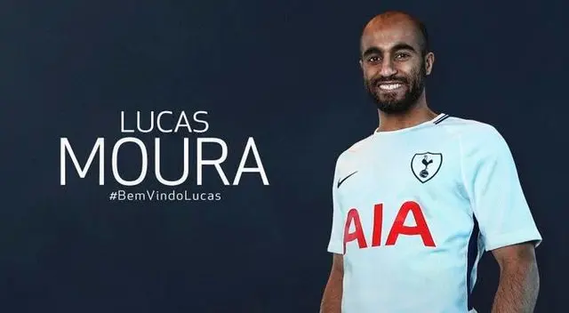 Lucas Moura, presentado como nuevo jugador del Tottenham. Lucas Moura, presentado como nuevo jugador del Tottenham.