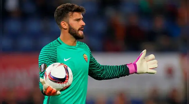 Real Madrid se interesa en el arquero de la Roma Alisson Becker