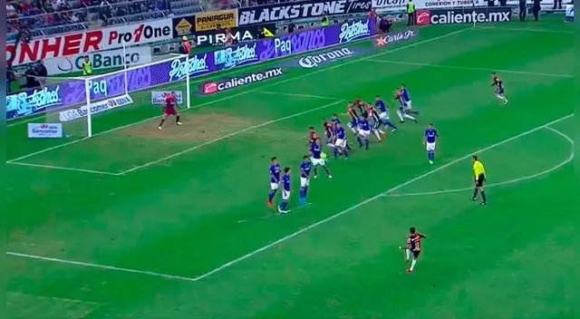 Alexi Gómez y su increíble pase en el Atlas vs. Cruz Azul